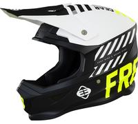 Freegun XP4 Danger casque de motocross couleur : noir/blanc/jaune, taille : XL (61/62)