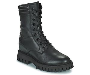 Freelance Boots LUCY COMBAT LACE UP BOOT in Noir 40