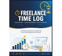 Freelance Time Log: The Complete Billable Hours & Client Tracker for Self-Employed Professionals | Undated Weekly Planner for Independent Contractors, Solopreneurs & Gig Workers