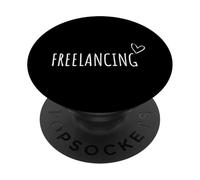 Freelancing Hommes Femmes Travail à Distance Numérique Nomad Hustle Lover PopSockets PopGrip Adhésif
