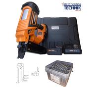 Freeman agrafeuse de clôture sans fil LD400 38-50mm 2x4,0Ah pour agrafes de clôture 9G Paslode DeWalt KL-89.3