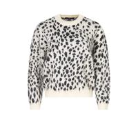 Freeman T. Porter - Pull écru tacheté léopard avec Une Coupe ajustée et Un col Rond - Taille s