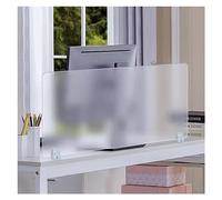 Freending Partit Sn Bureau en acrylique 50 x 40 cm | Séparateur d'intimité de bureau | Bouclier transparent givré pour Worpace Separat | Améliorez et productivi