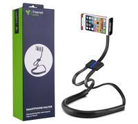 Freenet Nackenhalterung Smartphone Tablette VLOG Selfie Noir, Pince, 360°