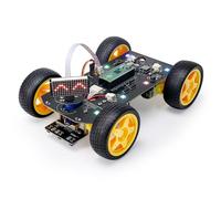 Freenove 4WD Car Kit for Raspberry Pi Pico (Included) (Compatible with Arduino IDE), Dot Matrix Expressions, Obstacle Avoidance, Line Tracking, Light Tracing, Colorful Light