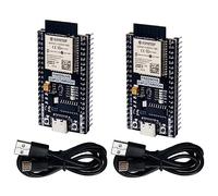 Freenove ESP32 Kit de Carte de Développement (Pack 2), Développement de Microcontrôleur à Double Noyau 32 Bits 240 MHz, WiFi+BT Embarqué, Code Python C, Exemple de Projets Tutorial