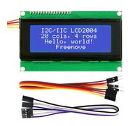 Freenove I2C IIC LCD 2004 Module, TWI Serial 20x4 Display, Compatible with Arduino Raspberry Pi Pico ESP32 ESP8266