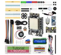 Freenove Super Starter Kit for ESP8266 (Included), 32-bit 160 MHz Mini Microcontroller, Onboard Wi-FI, Python C Code, 497-Page Detailed Tutorial, 173 Items, 77 Projects