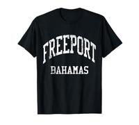 Freeport Bahamas Retro années 70 College Sports Style T-Shirt