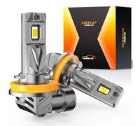 FREERAP Ampoules Led H11, 6500K Blanc Froid 18000LM