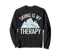 Freeride Freeride Le Ski Alpin Est Ma Thérapie Sweatshirt