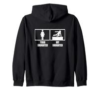 Freerunning Your Daughter My Daughter Brother Funny Parkour Sweat à Capuche