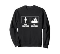 Freerunning Your Girlfriend My Girlfriend Funny Parkour Sweatshirt