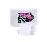 Frees Nails Lingettes pour ongles - 1200 pièces - Tampons de dissolvant doux et absorbables - Pour extensions de cils - Lingettes de nettoyage - Dissolvant politique