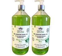 FREESENS Gel douche relipidant Aloe Vera sans savon Douche 2x1000 ml
