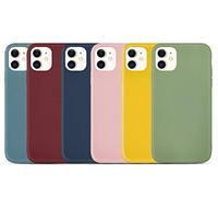 freesiom Coque iPhone 11 Pro Lot de 6 Silicone Souple Couleur Pastel Uni Caoutchouc Rose Pale Jaune Femme Antichoc Ultra Fine Case Cover Protection Bumper Housse Étui Cadeau Couple