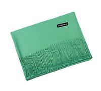 freesiom Echarpe Unisexe Homme Femme Hiver Automne Chaude Cachemire Longue Couleur Uni Frange Châle Foulard Tour Cache Cou Mode Simple Elegant Douce (Vert Arbre)