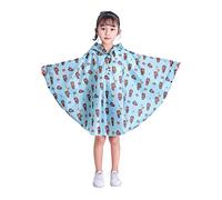 Freesmily Manteau de pluie pour enfant - Imperméable - Poncho - Manteau pour fille et garçon, Ours bleu., 134-146