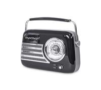 Madison Enceinte Radio Vintage FREESOUND-VR40B 30W Bluetooth Rechargeable USB Noir