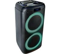 Freesound400 - Enceinte Portable Sur Batterie Avec Bluetooth,Usb,Sd Et Aux-In Avec Leds D'Ambiance - 400W - Noir