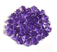 Freessom Lot de 200 Diamant de Table Perle Cristaux Décoration Martini À Saupoudrer Glaçon Pierre Accessoire Cérémonie Mariage Remplissage Diamants de Vase Aquarium Fantaisie DIY Cadeau(Violet Fonce)