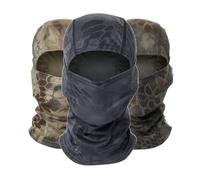 Freessom Lot de 3 Cagoule Camouflage Chasse Commando Militaire Adulte Moto Bandana Homme Femme Cheveux Vintage Original Multifonction Echarpe de Cou Serre Tete