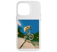 Freestyle Bicycle Riding Cat Street Trick Coque pour iPhone 14 Pro Max