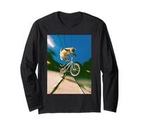 Freestyle Bicycle Riding Cat Street Trick Manche Longue