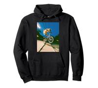 Freestyle Bicycle Riding Cat Street Trick Sweat à Capuche