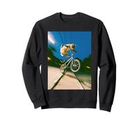 Freestyle Bicycle Riding Cat Street Trick Sweatshirt