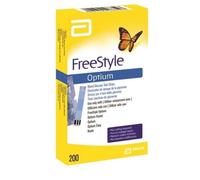 Freestyle Optium Plus Bandelettes Lecteur de Glycémie boîte de 100