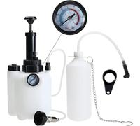 FreeTec 3L Universel Purgeur de Frein, Purgeur de Liquide de Frein Voiture, Aérateur de Frein Manuel + Adaptateur E20
