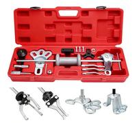 FreeTec 9-en-1 Extracteur Marteau à Inertie, Arrache Moyeu Roue Roulement (Rouge)
