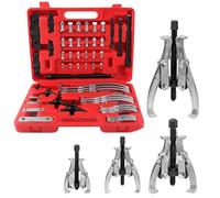 FreeTec Kit Extracteur de Roulement, 3" 4" 6" 8" (7,6-20,3cm) Arrache Roulement Interieur et Extérieur, 3 Griffes Extracteur de Roulements Roue pour Arrache Moyeu Volant Réparation Voiture Moto