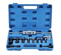 FreeTec Kit Extracteur Roulement Interieur, 8mm-32mm Arrache Roulement Inertie, Arrache a Inertie Roulements Interieur de Trou Borgne avec Marteau pour Voiture Camion Moto (Bleu)