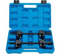 FreeTec Lot de 2 compresseurs à ressort hélicoïdal pour jambes de force MacPherson, outil de garage auto (Bleu)