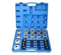 FreeTec Lot de 28 embouts de roulement silencieux - Avec mallette de rangement - Extracteur de roulement de roue - Pour voiture, camion