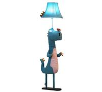 FREETT Dimmable Lampadaire Chambre Enfant, Tissu Dinosaure Lampadaire sur Pied avec Télécommande et Fonction Minuterie LED Bluetooth Lampe de Lecture Lampe Sur Pied pour Maternelle Chambre D'enfant