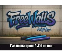 FreeWalls - Livre de graffitis à créer : murs, camions et décors urbains à personnaliser: Un carnet d’expression libre sur fonds réalistes pour les esprits créatifs, libres et sans modèles.