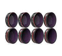 Freewell All Day-Série 4K-Lot 8 filtres ND4, ND8, ND16, CPL, ND8/PL, ND16/PL, ND32/PL, ND64/PL Compatibles avec Osmo Action Camera (Non Compatible avec Action 4)