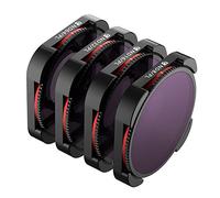 Freewell Bright Day - Série 4K - Pack de 4 Filtres Compatible avec hero12, hero11, hero11 Mini, hero10, hero9 Noir