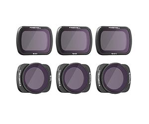Freewell Budget Kit-Série E-Lot 6 Filtres d'objectif ND4, ND8, ND16, CPL, ND32/PL, ND64/PL Compatibles avec Osmo Pocket, Pocket 2