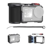 Freewell Creator Pro Cage pour DJI Osmo Action 6 avec poignée Xplorer - Support à connexion rapide, griffe, filetage 6,35 mm + trou de positionnement ALAI - Kit de montage en aluminium résistant aux