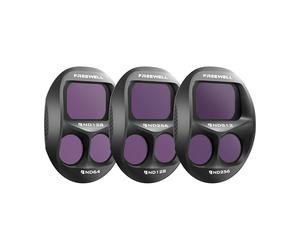 Freewell, Filtre ND Split 3-Pack pour DJI Mavic 4 Pro | Split ND128/ND64, ND256/ND128, ND512/ND256 - pour Les journées très ensoleillées