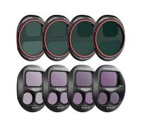 Freewell Lot de 8 filtres ND et ND/PL pour DJI Mavic 4 Pro - Ensemble Complet ND4 à ND64 avec polariseurs pour contrôler la lumière d'une journée entière, réduire l'éblouissement et la Prise de Vue
