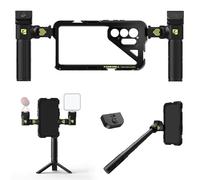 Freewell Genius Rig Cage pour Samsung S25 Ultra - Installation sans outil, poignées trépied et monopode, télécommande Bluetooth, supports flexibles pour filmer des films professionnels