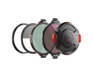 Freewell Kit de Filtre VND/CPL à Verrouillage réel L1 de 82 mm - Hybride VND/CPL 3 à 10 arrêts avec ND32, Optique True Color, Design à l'épreuve du Temps pour Les cinéastes Professionnels