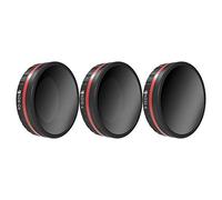 Freewell Landscape Gradient ND Filtres d'objectif pour caméra - Série 4K - 3Pack ND8-GR, ND16-4, ND32-8 Compatible avec Osmo Action Camera (Non Compatible avec Action 4)