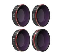 Freewell Lot 4 Filtres pour Objectif d'appareil Photo ND4, ND8, ND16, CPL Compatible avec Osmo Action Camera (Non Compatible avec Action 4)