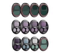 Freewell Mega 12 Filter Pack pour DJI Mavic 4 Pro - ND | ND/PL | LPR | Glow Mist Filters - Double Focal Lens Control - Perfect Exposition & Cinematic Video Effects